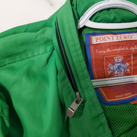 Point Zero Size Large Green Zip up jacket - Picture 4 of 12